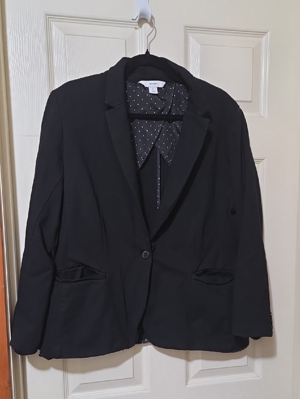 Old Navy Black Single-Button Blazer